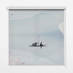 COLORAY. HU Roló ablakra Halász a hajón Sötétítő redőny (gumi bevonattal) 90x180 cm