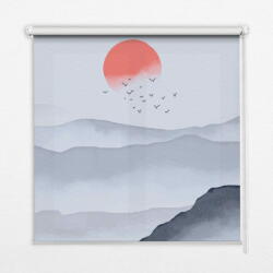  COLORAY. HU Roló ablakra Hegyek a ködben Sötétítő redőny (gumi bevonattal) 150x240 cm