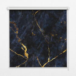 COLORAY. HU Roló ablakra Sötétkék márvány Sötétítő redőny (gumi bevonattal) 140x240 cm