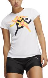 PUMA RUN FASTER ICONS TEE Rövid ujjú póló 524977-02 Méret M