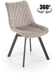 Halmar K520 szék, bézs / fekete - smartbutor
