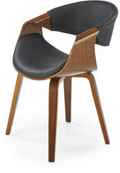 Halmar K544 szék, fekete / dió - smartbutor