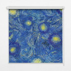 COLORAY. HU Fényzáró roló Festett kék kép Sötétítő redőny (gumi bevonattal) 150x240 cm