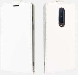  Husă rabatabilă pentru One Plus 8 albă