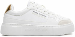 Giorgio Armani Sneakers Armani Exchange XDX157 XV838 K702 Op. White+Gold