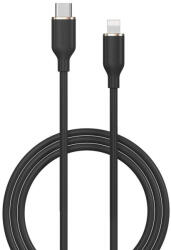  USB Type-C töltő- és adatkábel, USB Type-C, 120 cm, 3000 mA, 60W, gyorstöltés, PD, Devia Jelly, EC632, fekete