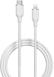  USB Type-C töltő- és adatkábel, USB Type-C, 120 cm, 3000 mA, 60W, gyorstöltés, PD, Devia Jelly, EC632, fehér