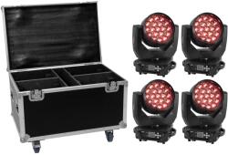  EUROLITE Set 4x LED TMH-X4 + Case with wheels (20001015)