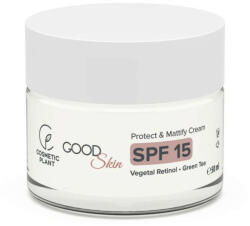 Cosmetic Plant Good Skin Protect & Mattify Cream cu SPF 15, Vegetal Retinol si Ceai Verde - 50 ml