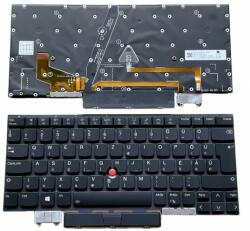 Lenovo ThinkPad X1 Carbon Gen 9 Lenovo ThinkPad X1 Yoga Gen 6 háttérvilágítással (backlit) trackpointtal (pointer) magyar (HU) fekete laptop/notebook billentyűzet gyári