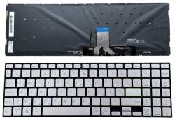 ASUS VivoBook X521 X521EA X521EQ X521FA X521FL S533 S533E S533EA S533F S533FL M533I M533IA E510M E510MA L510M L510MA háttérvilágítással (backlit) magyar (HU) laptop/notebook billentyűzet gyári ezüst