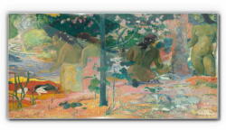 COLORAY. HU Üvegkép Elveszett paradicsom Gauguin 140x70 cm