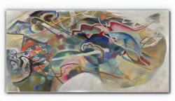 COLORAY. HU Üvegkép Absztrakció Wasily Kandinsky 120x60 cm