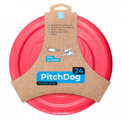 Pitch Dog PitchDog 24, disc de joc pentru caini (frisbee), 24cm, roz