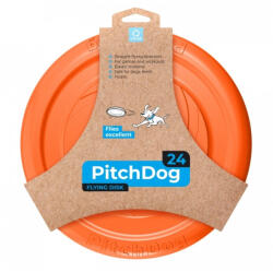 Pitch Dog PitchDog 24, disc de joc pentru caini (frisbee), 24cm, portocaliu