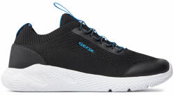 GEOX Sportcipők Geox J Sprintye Boy J25GBA 0006K C0035 D Black/Lt Blue 36