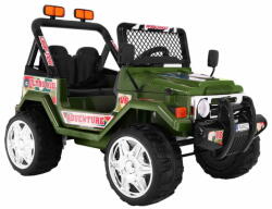 Ramiz Erős Jeep típusú elektromos kisautó - zöld színben
