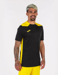 Joma Championship Vi Short Sleeve T-shirt Black Yellow 4xs-3xs