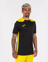 Joma T-SHIRT CHAMPIONSHIP VI SHORT SLEEVE dressz fekete sárga 4XS-3XS