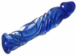 Passion Labs Real Tip Dildo, Premium Glass, Blue (16 cm) Dildo