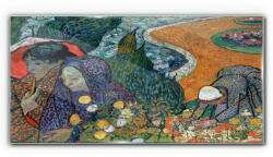 COLORAY. HU Üvegkép Kert az Etten Van Gogh-ban 100x50 cm
