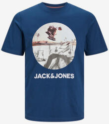 JACK & JONES Navin Tricou Jack & Jones | Albastru | Bărbați | S