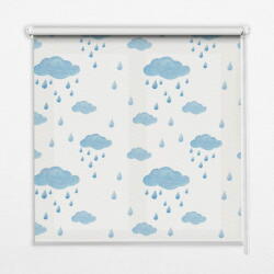  COLORAY. HU Roló ablakra Felhők és eső Sötétítő redőny (gumi bevonattal) 90x180 cm