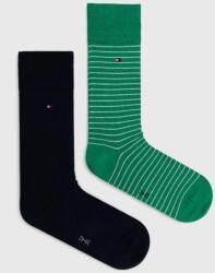 Tommy Hilfiger zokni 2 pár zöld, férfi, 100001496 - zöld 39/42 - answear - 4 090 Ft