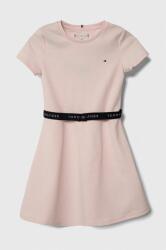 Tommy Hilfiger gyerek ruha rózsaszín, mini, harang alakú - rózsaszín 176 - answear - 25 990 Ft