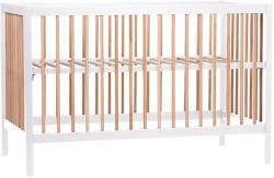 Childhome Patut Childhome Cot 97 Fag 60x120 cm, Natural Alb (CH-BE97WN) - drool