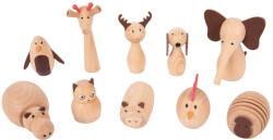 TickiT Set 10 animale din lemn Lumea Animalelor (TIK73472) - drool Figurina
