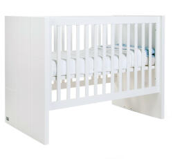 Childhome Patut Childhome Quadro White 60x120 cm, MDF Alb (CH-B120QNT) - drool Lenjerii de pat bebelusi‎, patura bebelusi