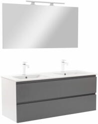 Leziter Vario Pull 120 komplett fürdőszoba bútor fehér-antracit