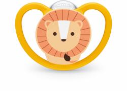 Nuk Силиконова залъгалка NUK - Space, Лъв, 6-18 m, с кутийка (10736322-Лъв)