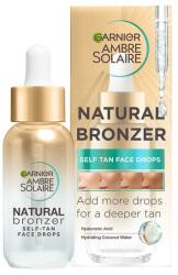 Garnier Krople samoopalające do twarzy - Garnier Ambre Solaire Natural Bronzer Self-Tan Face Drops 30 ml