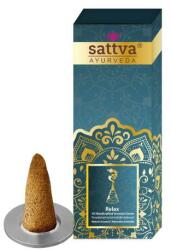Sattva Conuri de tămâie pentru relaxare - Sattva Ayurveda Relax Incense Cones 10 buc