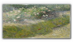 COLORAY. HU Üvegkép Absztrakciós erdei fű 120x60 cm