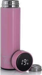 Extralink Smart Travel Mug LED 500ml Termosz - Rózsaszín (MUG-SMART500 PINK)
