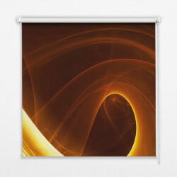  COLORAY. HU Fényzáró roló Narancssárga absztrakció Sötétítő redőny (gumi bevonattal) 140x180 cm