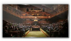 COLORAY. HU Üvegkép A Parlament a bank 120x60 cm