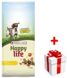 Versele-Laga Happy Life Adult cu pui 15kg+ o surpriză pentru câinele tău GRATUIT!