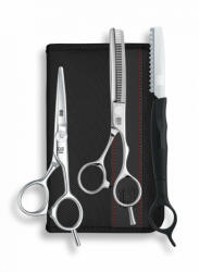 Kasho Set de foarfeci offset Design Master: tuns 5 inci+filat 6 inci 38 dinti tip B KDM-50OS/SET (4260163213341)
