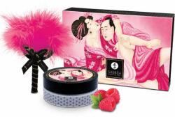 SHUNGA Erotic Art Set Cadou Shunga Kissable Massage Powder, Aroma Zmeura, 75 gr