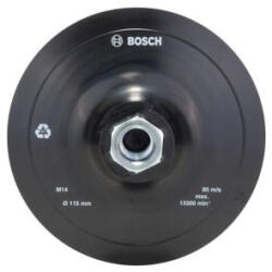 Bosch Placa de slefuire BOSCH din cauciuc pentru polizor unghiular, sistem de prindere de tip arici, D 115 mm , filet M14 (2 609 256 271)