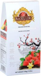 BASILUR Ceai alb, White Tea Strawberry Vanilla, 100 g, Basilur