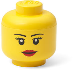 LEGO® Mini cutie depozitare cap minifigurina LEGO fata Quality Brand