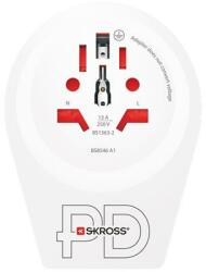 SKROSS Adapter, Európába utazóknak, USB-C, gyorstöltés, földelt, SKROSS (1.500290) - kellekanyagonline