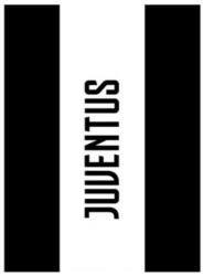 Juventus strandtörölköző - 90x170 - fekete