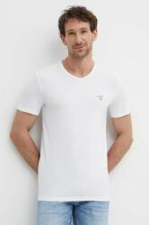 Guess t-shirt 2 db CALEB fehér, férfi, nyomott mintás, U97G03 KCD31 - fehér M