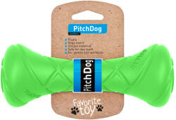 Pitch Dog PitchDog, Gantera din spuma pentru caini, 19x7cm, verde